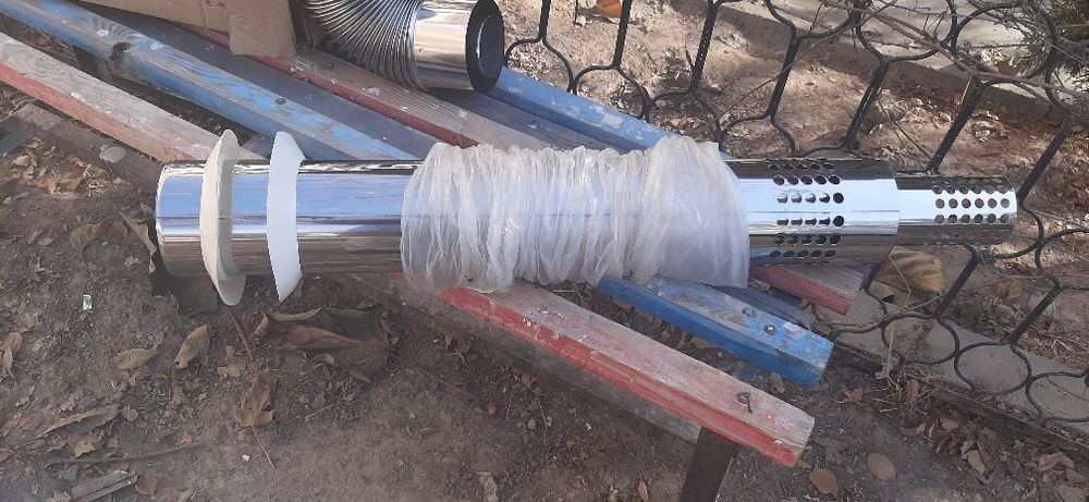 Коаксиальная дымоотводная труба газового котла
