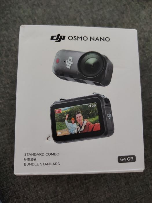 Camera video sport DJI Osmo Nano, 4K/60fps, 64GB, Standard