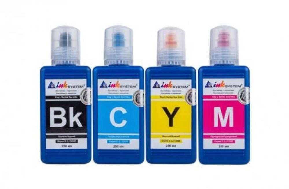 Чернила Epson L‑series 250 мл, светостойкие, для многих моделей