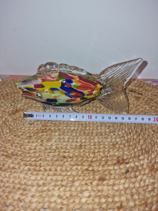Bibelouri "Peste" din sticla Murano
