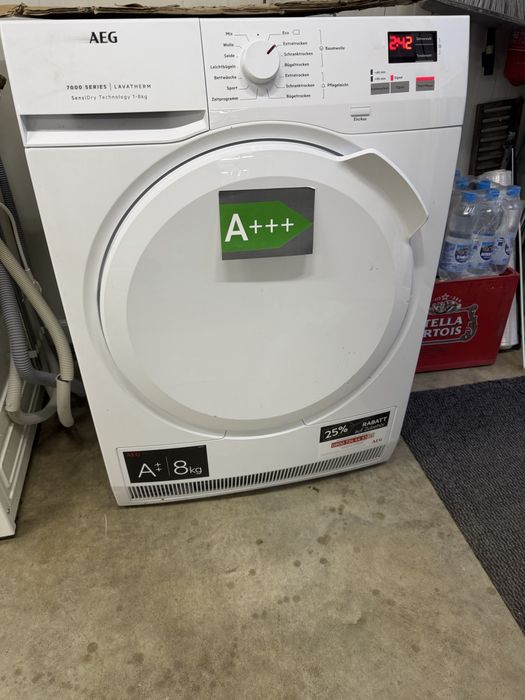 Сушилня 8кг Aeg serie 7000 А+++ термопомпа GERMANY гаранция