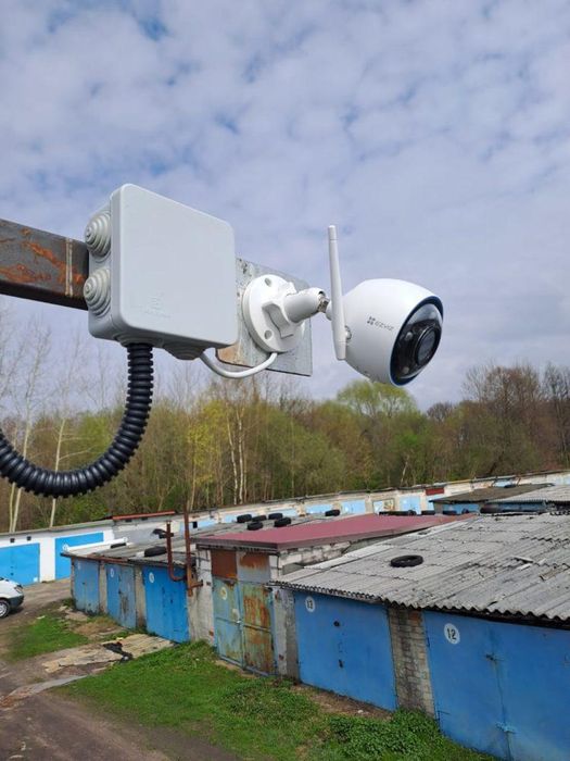 Видеонаблюдения установка