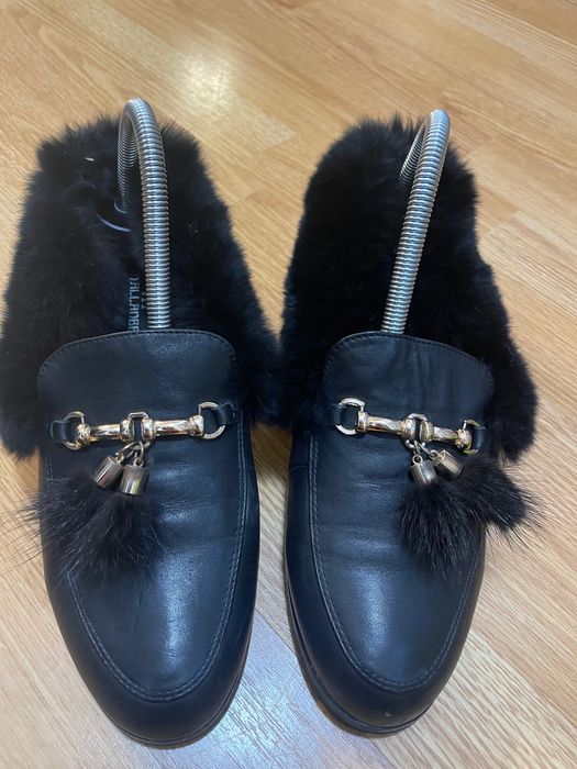 Лоферы женские  кожаные