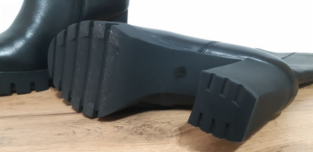 Зимний сапоги чистый кожа