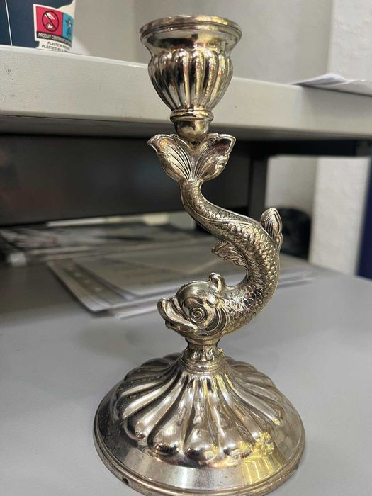 Колекционерски сребърни свещници – Ръчна изработка