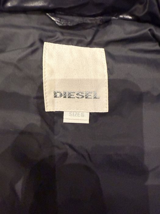 Луксозно пухено детско яке DIESEL 100% оригинал !!! Размер 6 години