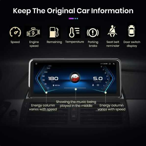 Navigatie Android  BMW x5 E70 / x6 E71 Dedicata , Carplay