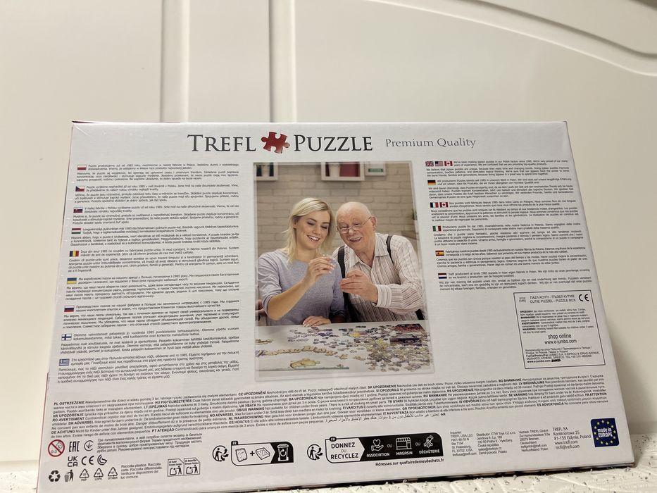 Puzzle Trefl 500 piese - Selfie Pisică și Câine (Nou, Sigilat)