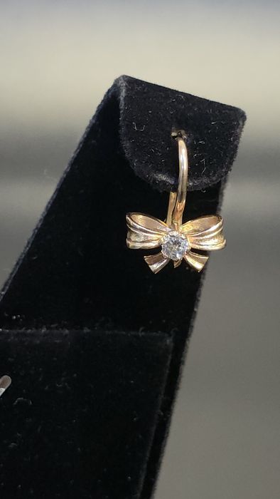 Золото 585  Серьги