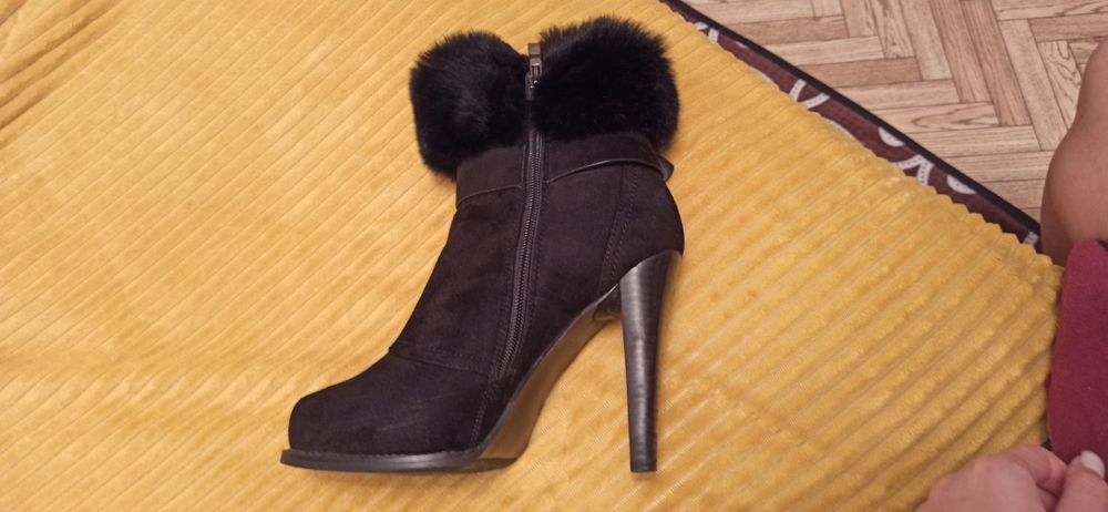 Ботильоны на каблуке,зимние