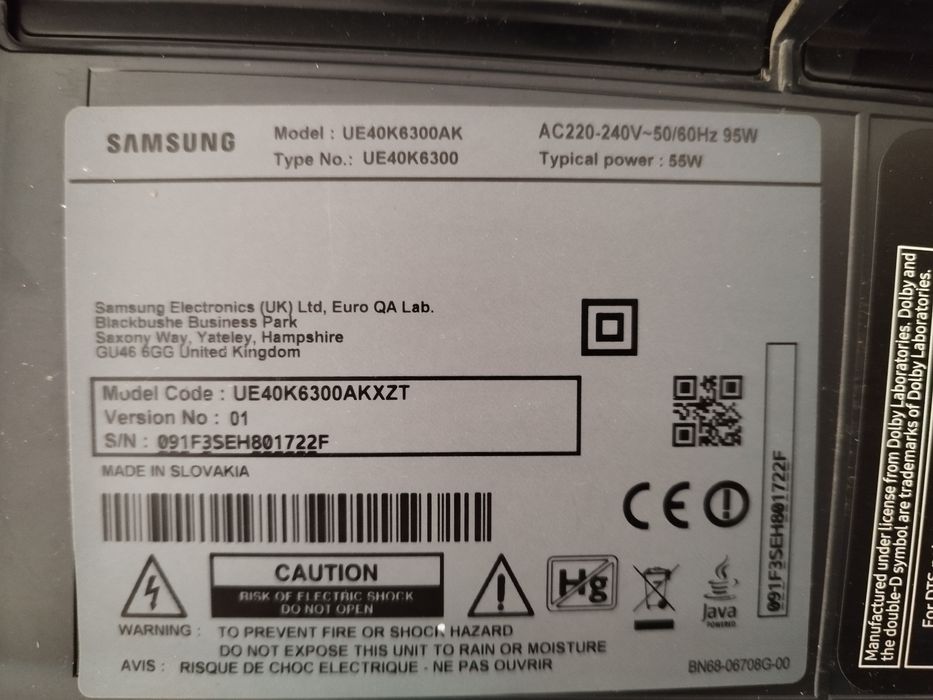 Samsung ue40k6300ak,bn44-00871a,,bn41-02481a