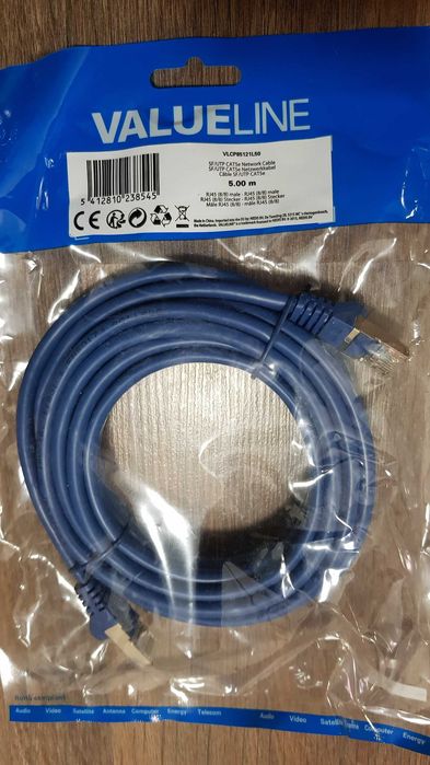 Готовые сетевые кабели (Патч-корды) RJ45 Cat5e / Cat6 — 1, 2 и 5м
