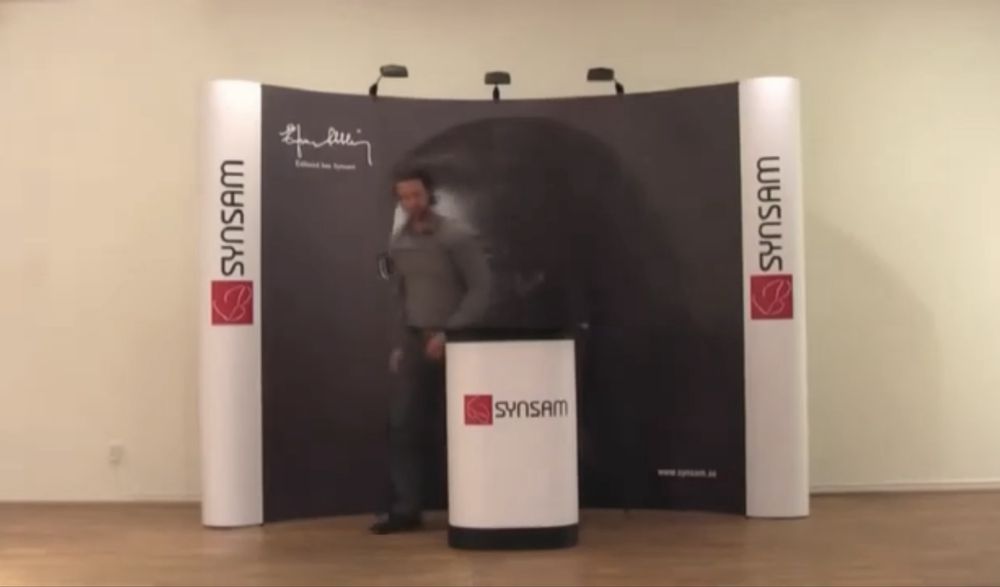 Мобильный roll up стенд Maxibit премиум класса