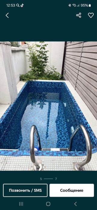 Сауна баня с теплым бассейном