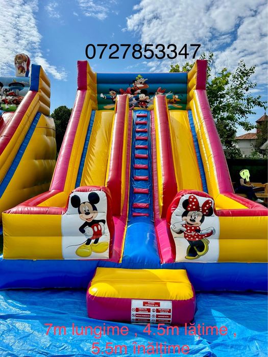 Topogan gonflabil , tobogane gonflabile