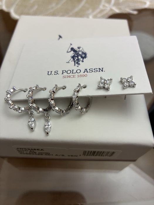 Дамски обеци 3 чифт U.S Polo ASSN