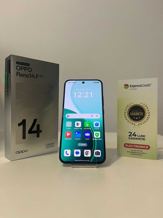 Telefon Oppo REno14F 5G (AG32 B28132.1) 2 ANI GARANTIE!