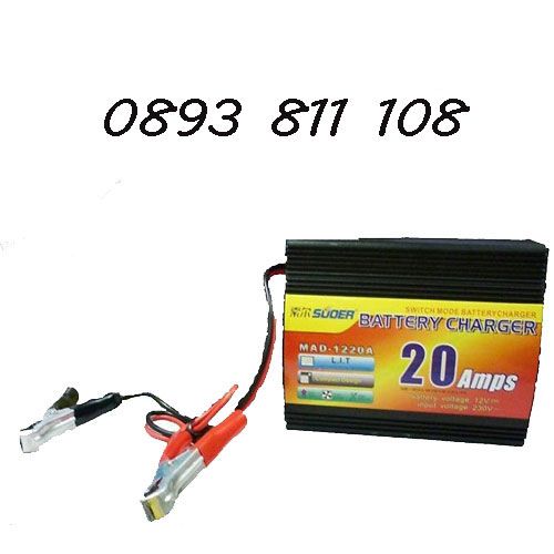 ЗАРЯДНИ за акумулатор НЕМСКИ импулсни 20А,10А,5А UKC за коли и бусове