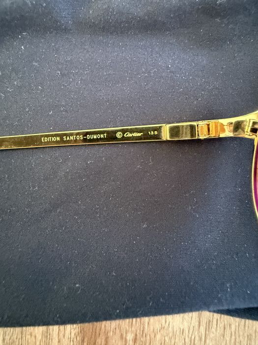 Слънчеви очила Cartier Santos Dumont 61/16