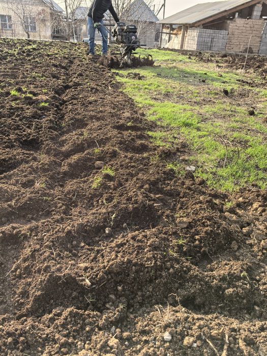 ВСПАШКА земли  жер аудару