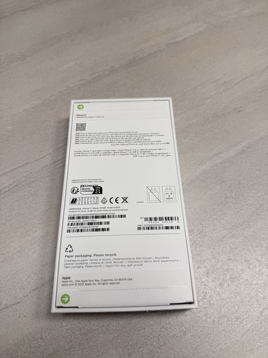 Iphone 17 nou, sigilat, black, 512 GB