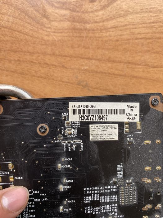 Видеокарта GTX 1060 6gb