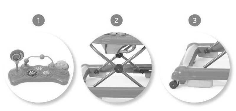 Premergator bebelusi 6 luni+, Chicco Circus, Orange Wave (Portocaliu)