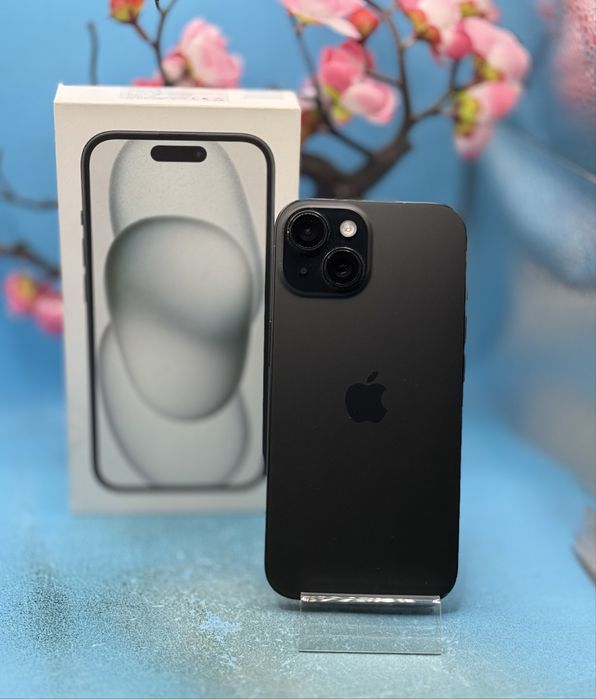 ПЕРФЕКТЕН! Apple iPhone 15, 128GB, 5G, Black