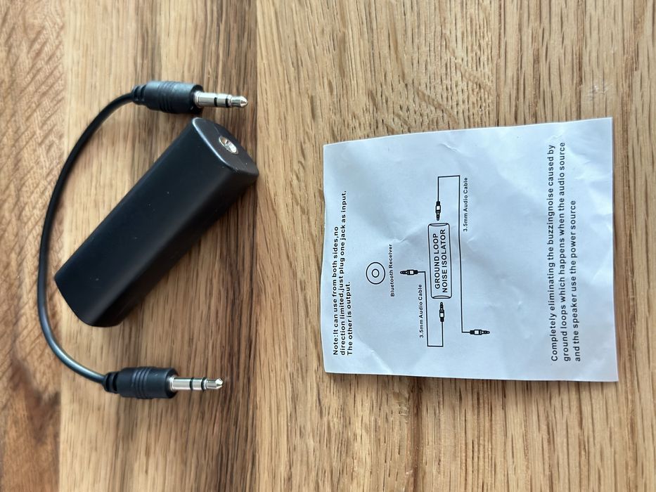 Modul izolare sunet de fond, jack 3.5mm, nou