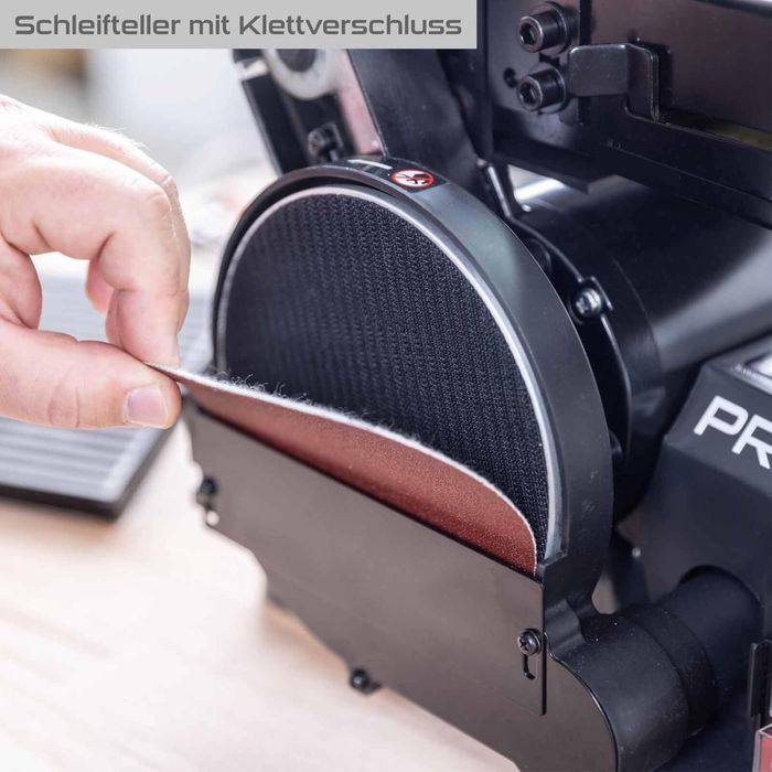 Polizor cu banda si disc prctix scheppach