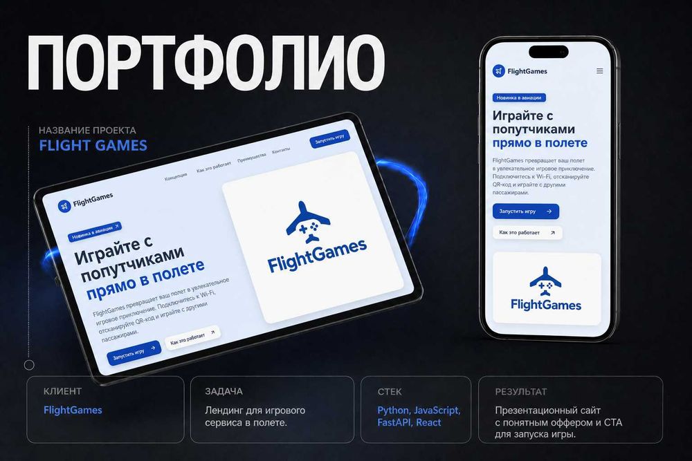 Разработка сайтов под ключ — лендинги