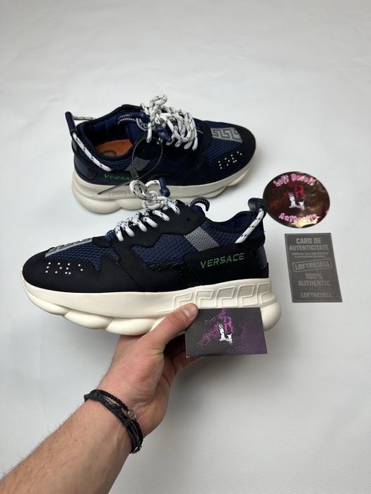Versace chain reaction blue v2 size 41 fit 41-42