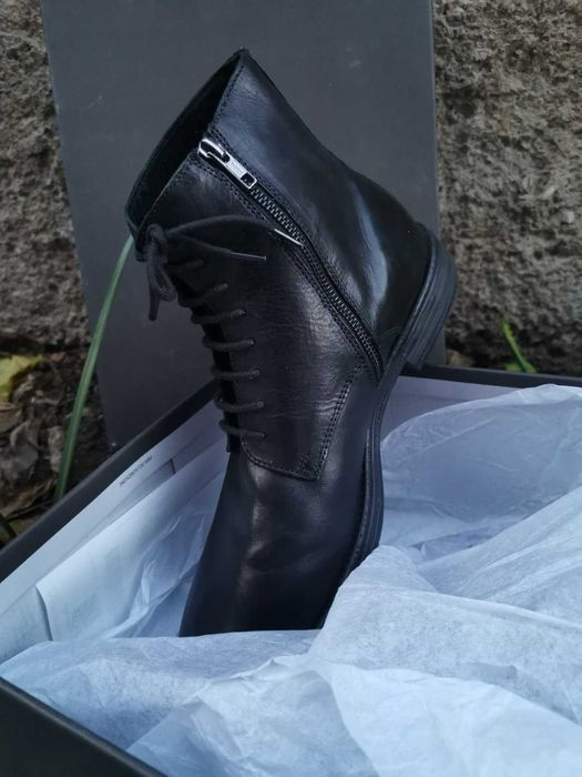 мъжки кожени обувки pat calvin