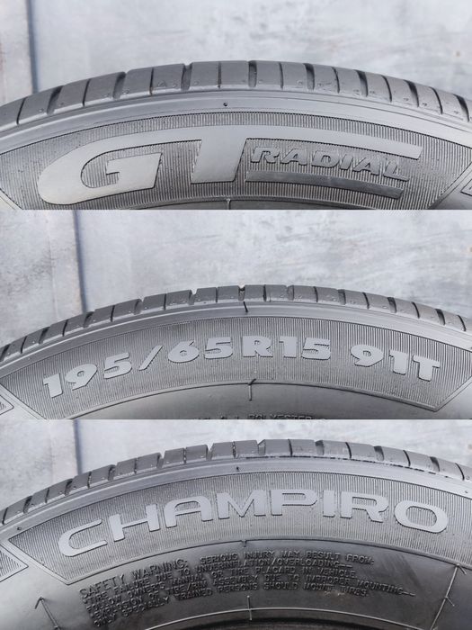 4бр. летни гуми 195/65/15 GT Radial 
дот24