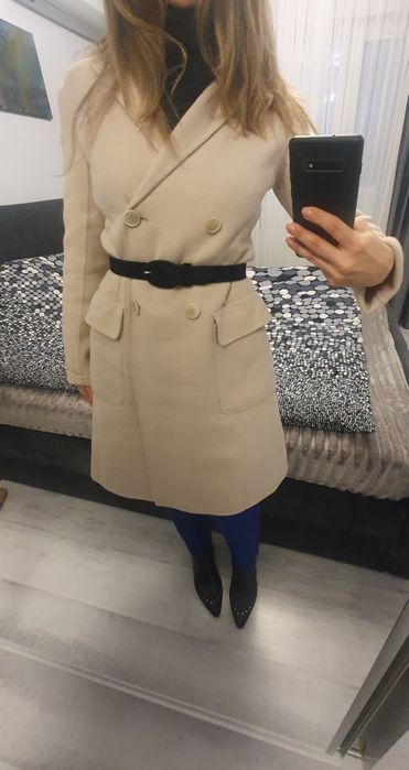 Palton Max Mara lână  virgină 90%