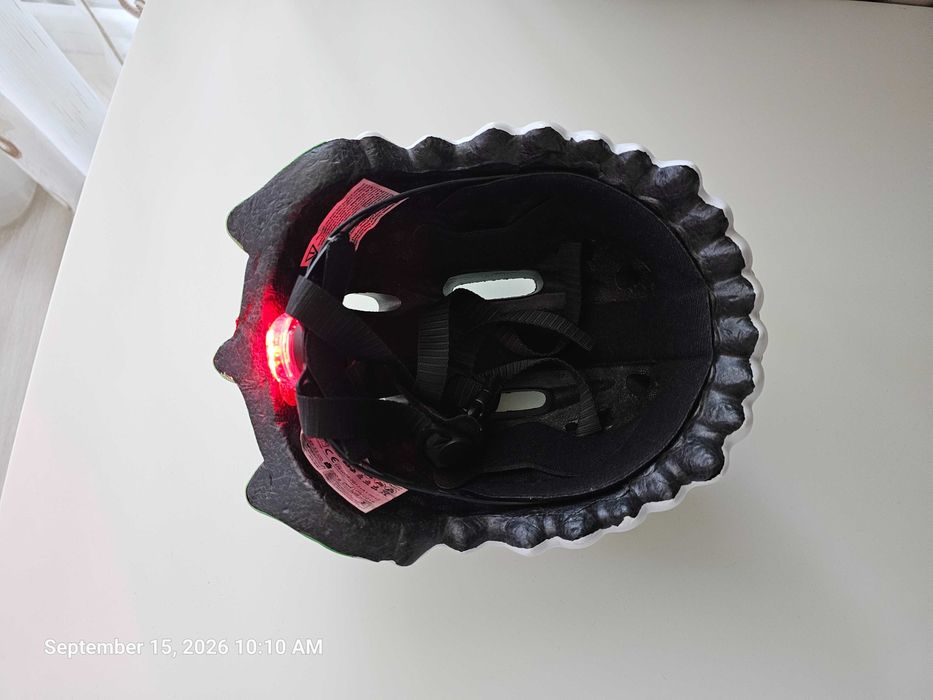 Casca protectie copii, cu lumina integrata de la Crazy Safety 49-55cm