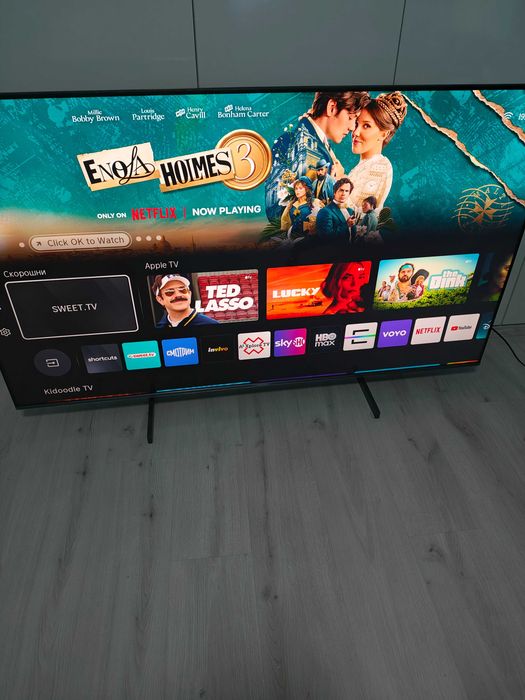 Продавам телевизор Mini led Hisense 65 inch.