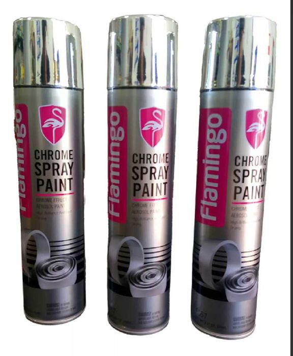 Спрей Боя хром покритие Flamingo 330ml.
