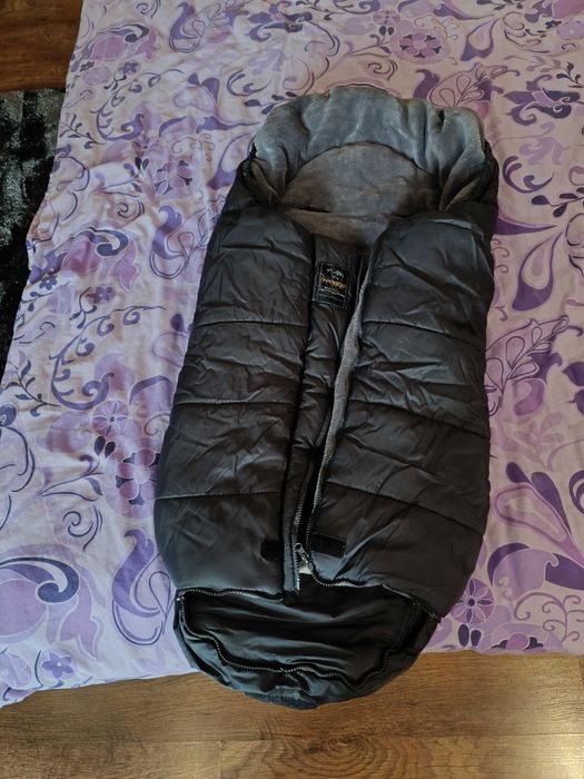 Спален чувал Cangaroo Fluffy черен