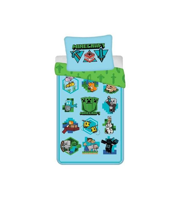 NEW!! Детско Спално Бельо 140x200 Майнкрафт Minecraft