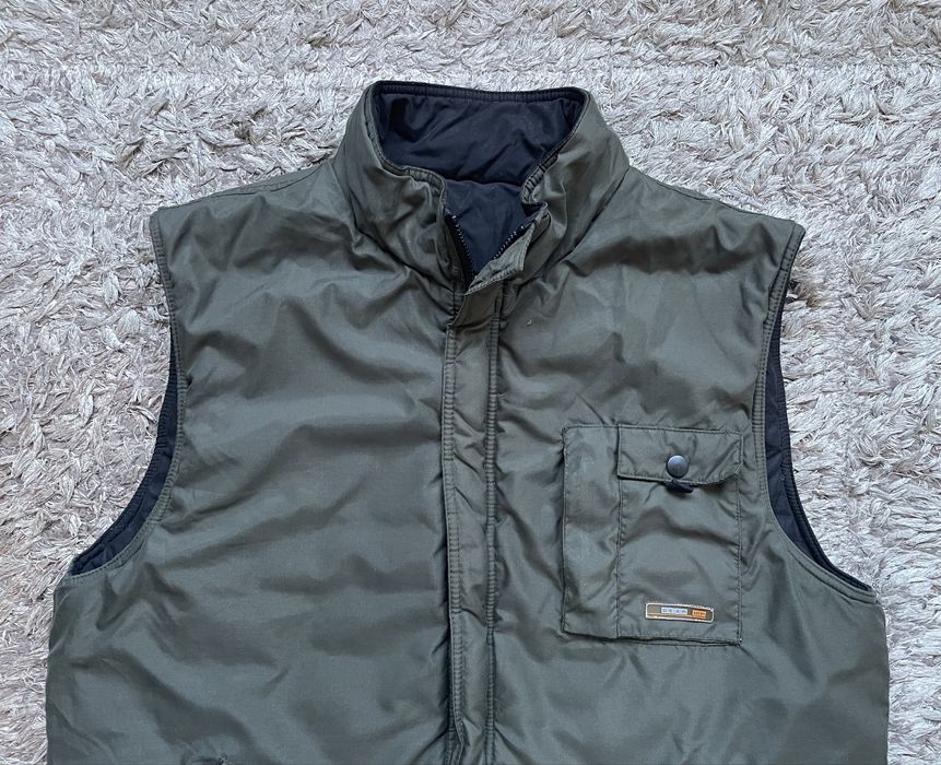 Vesta khaki/negru cu doua fete QsV