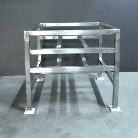 Suport inox pentru cuptor, suport inox blat polietilena