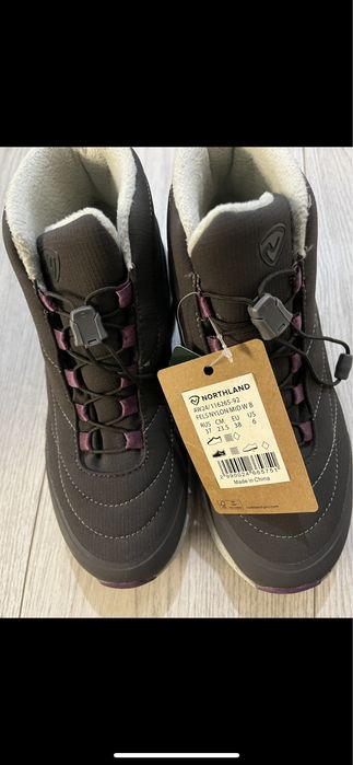Продам новые ботинки утепленные Northland 23,5 см по стельке