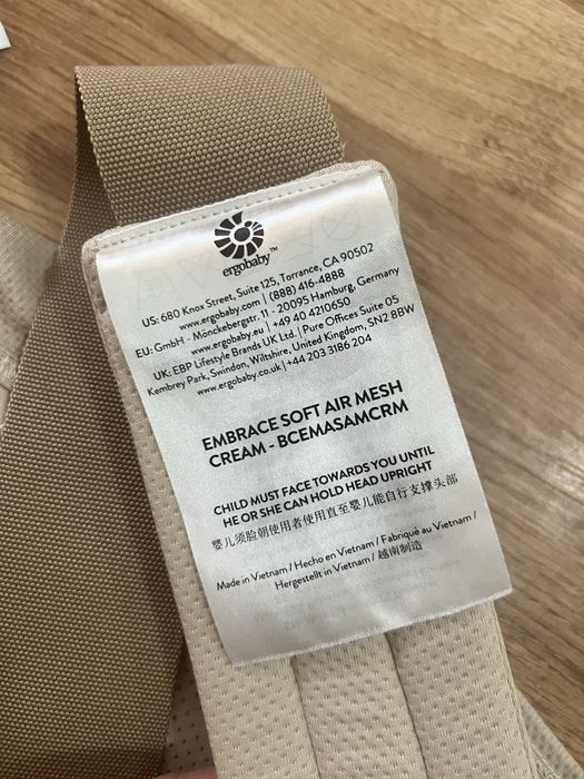 Ergobaby Embrace Cream