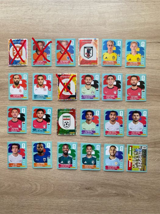 Поштучно Наклейки Panini 2026