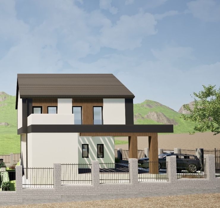 Casă individuală P+1 130mp | Cartierul Arhitecților | teren 360mp