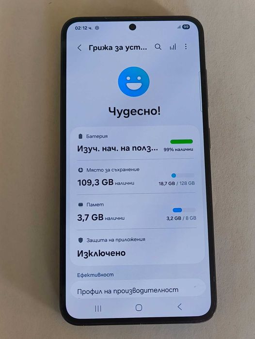 *** Перфектен / Като Нов *** Samsung S23 128Gb