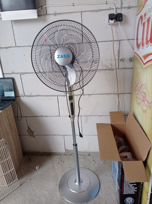 Ventilator Zass ZFTI 10R, 55W, display LCD, ionizare, timer, oscilare,