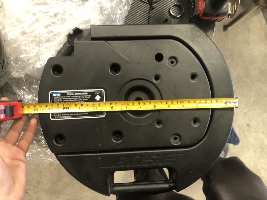 Bose subwoofer Mazda