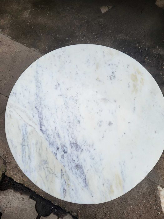 Măsuță cafea NOUĂ - Marmură Naturală și Picior Metalic